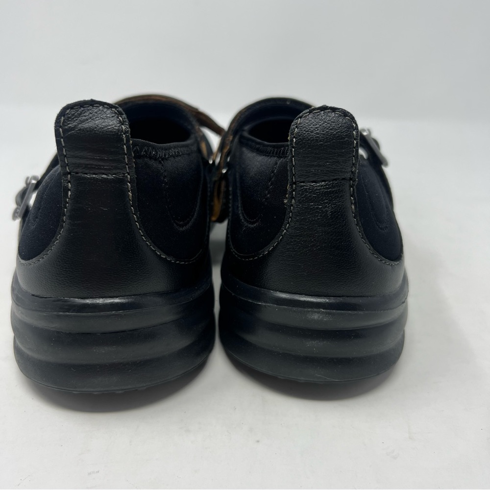 NWT Dr. Comfort Flute Black Leather Mary Jane Diabetic Flat Shoes Size 9 Wide - Picture 4 of 9
